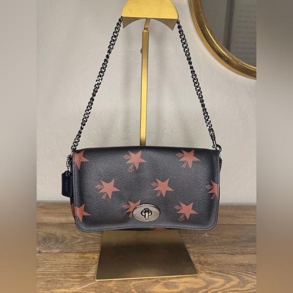 Coach Handbags - EUC COACH STAR CANYON Black shoulder bag/missing strap